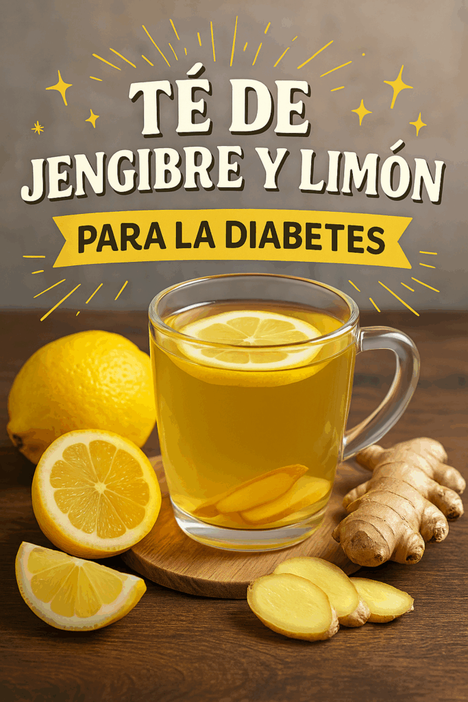 Té de jengibre y limón para la diabetes