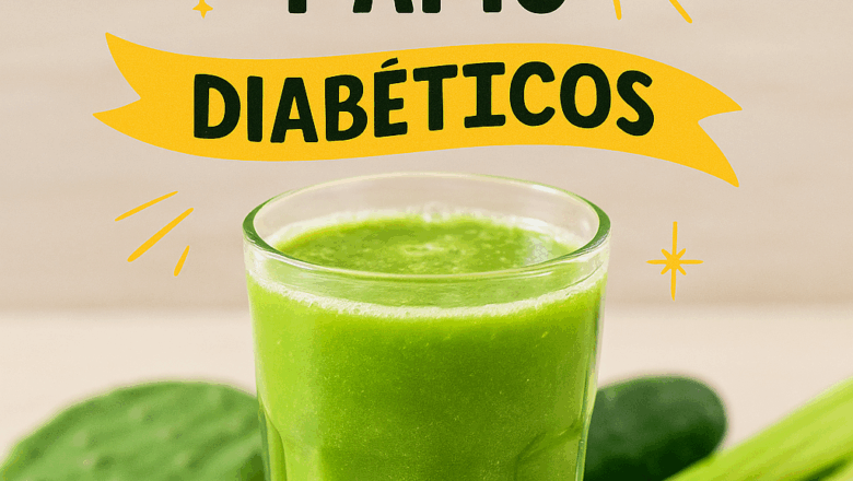 Jugo de nopal pepino y apio para diabéticos