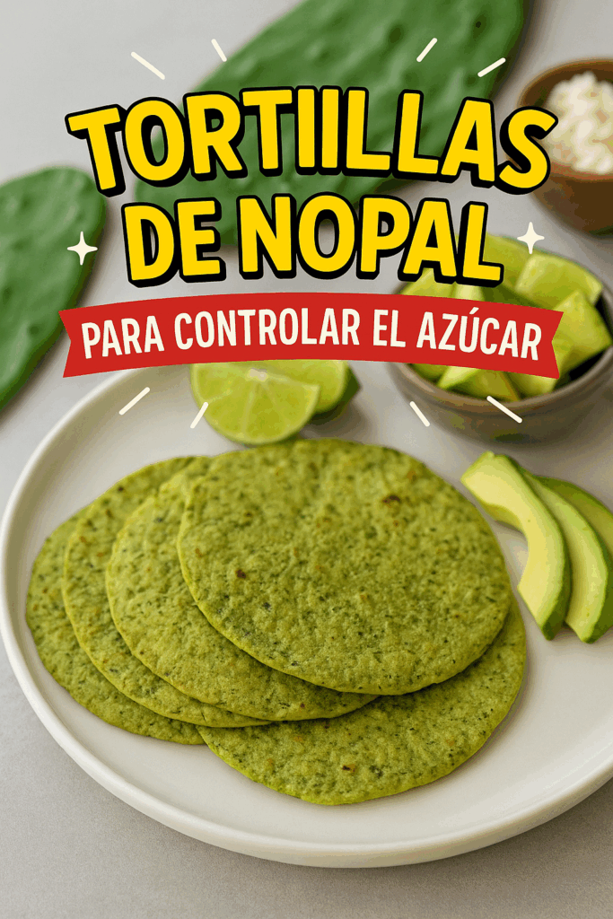 Tortillas de nopal para el control del azúcar