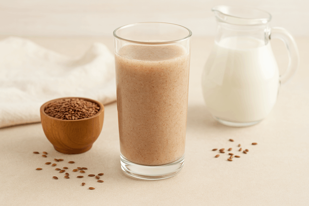 Bebida de linaza para la glucosa