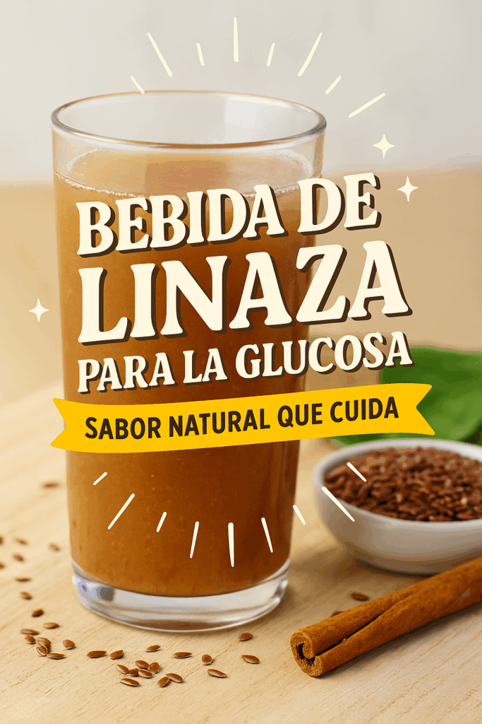Bebida de linaza para la glucosa