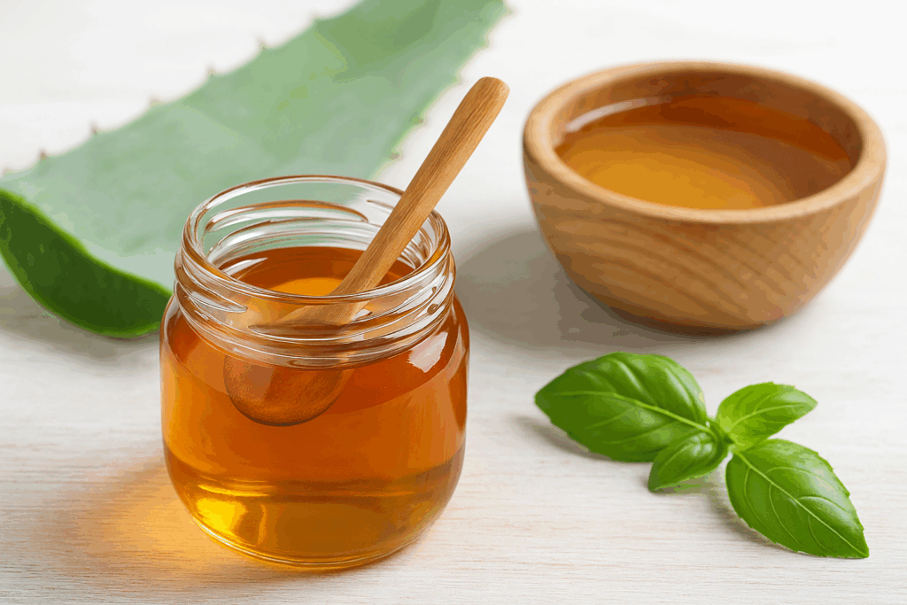 Miel de agave en pequeñas dosis como sustituto natural