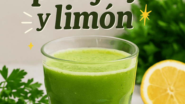 Jugo de perejil y limón para la limpieza corporal