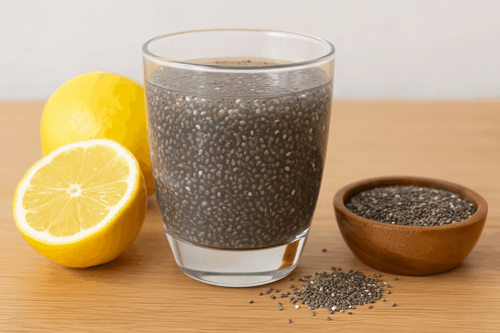 Semillas de chía hidratadas para el control del azúcar en sangre