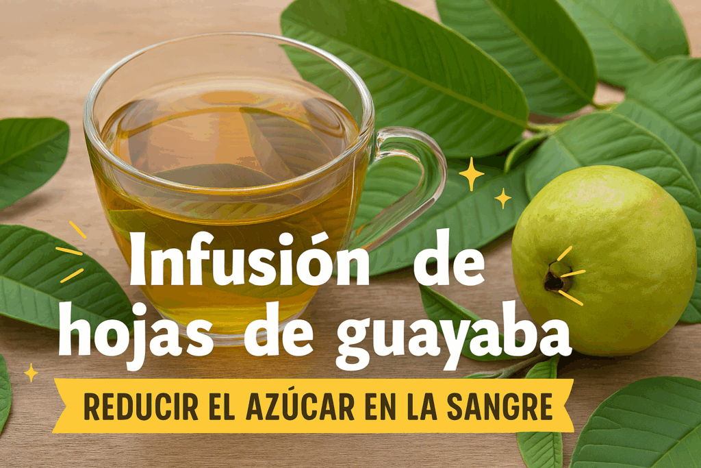 Infusión de hojas de guayaba para bajar el azúcar